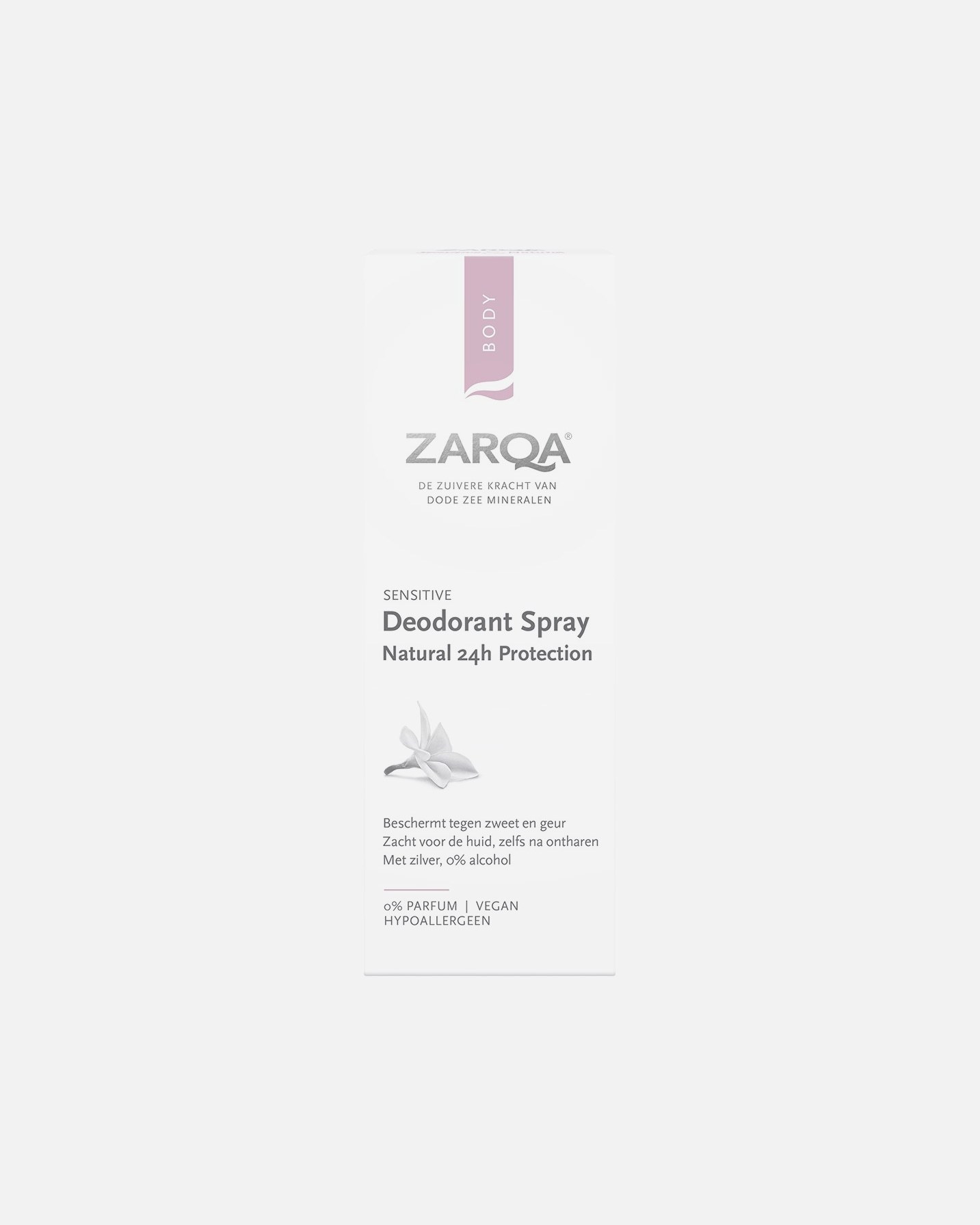 ZARQA Deodorant Sensitive Deodorant Spray Natürlicher 24-Stunden-Schutz - 50 ml