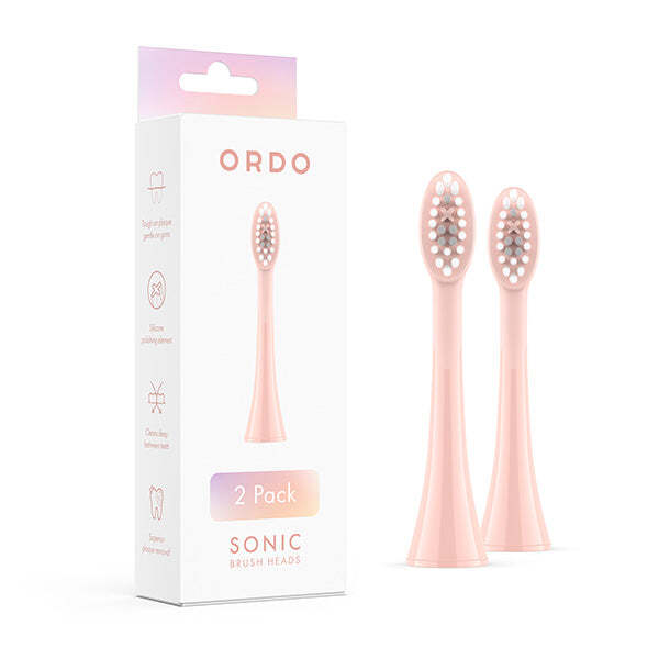 Ordo Sonic fogkefefej, rózsaarany, szirommintás, 2 db