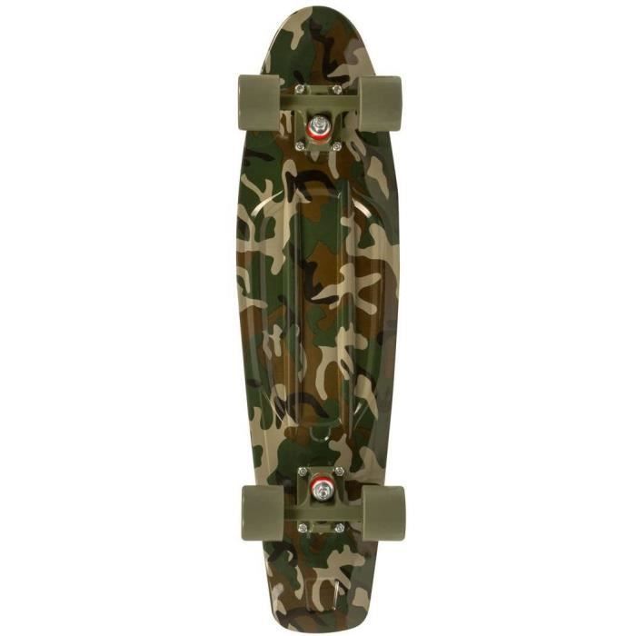 Estrangulador para monopatín Big Jim Camo, 71 cm, polipropileno verde/marrón