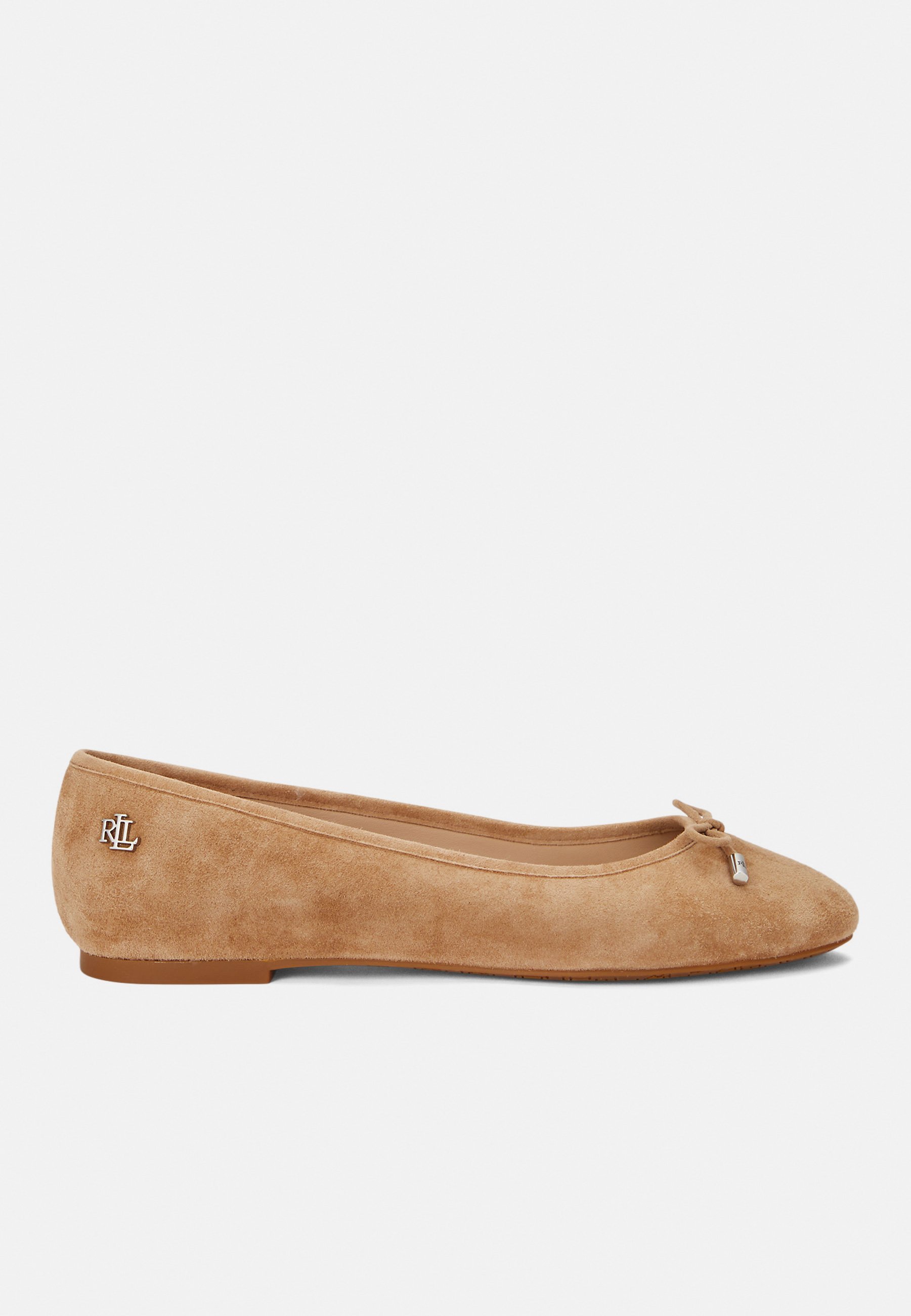 Lauren Ralph Lauren JAYNA SUEDE FLAT - Ballerinat - camel