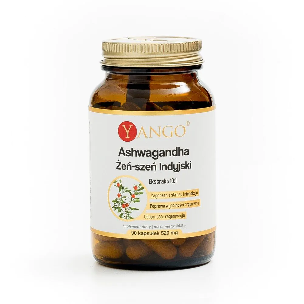 Yango Ashwagandha Ekstrakt 10:1 Kapsułki