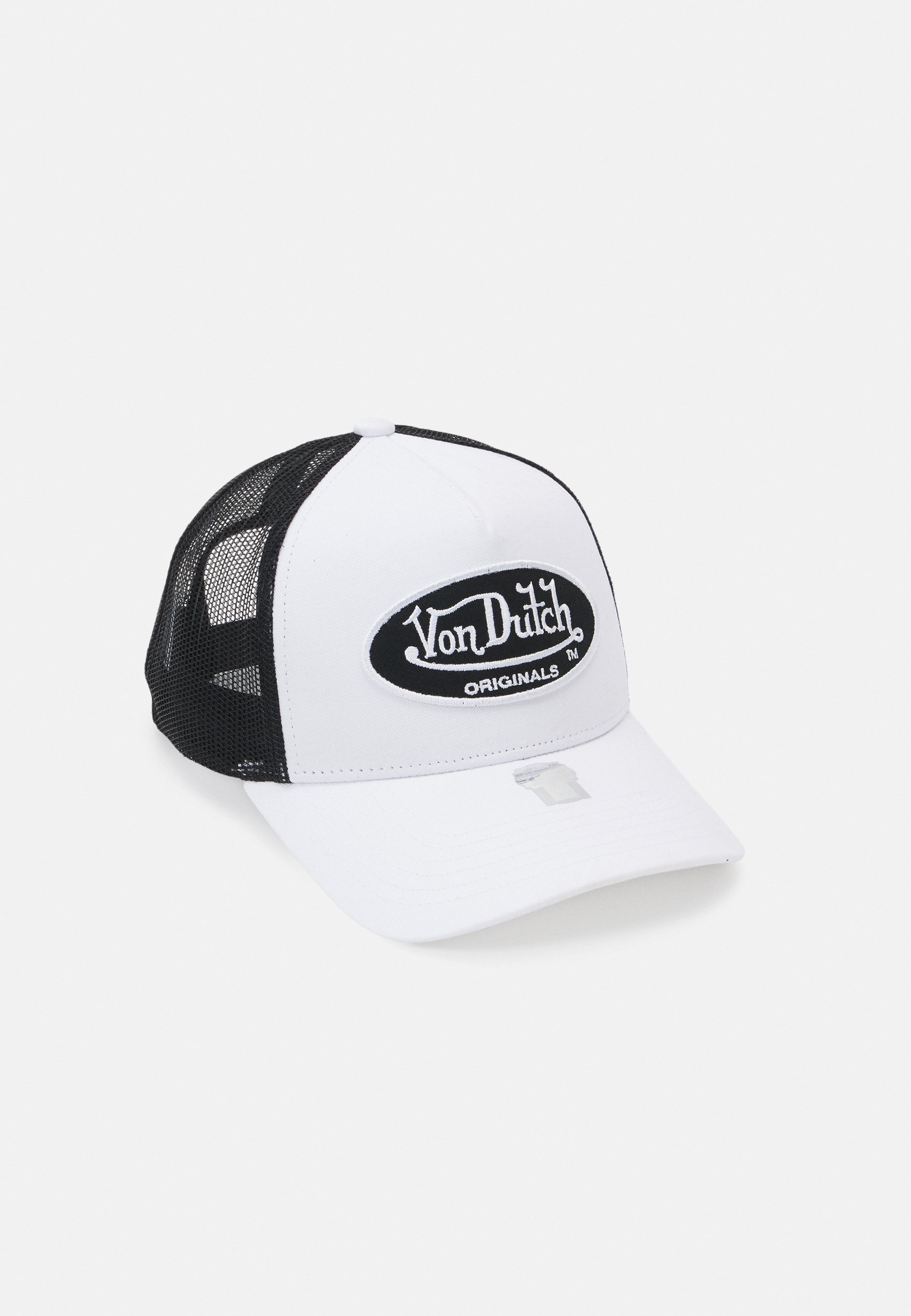 Casquette unisexe Von Dutch TRUCKER BOSTON - blanche/noire