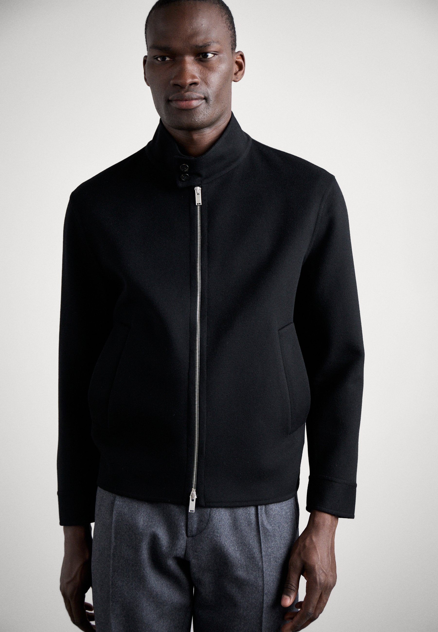 LARDINI HEREN DUBBELJACKET - Licht jack - zwart