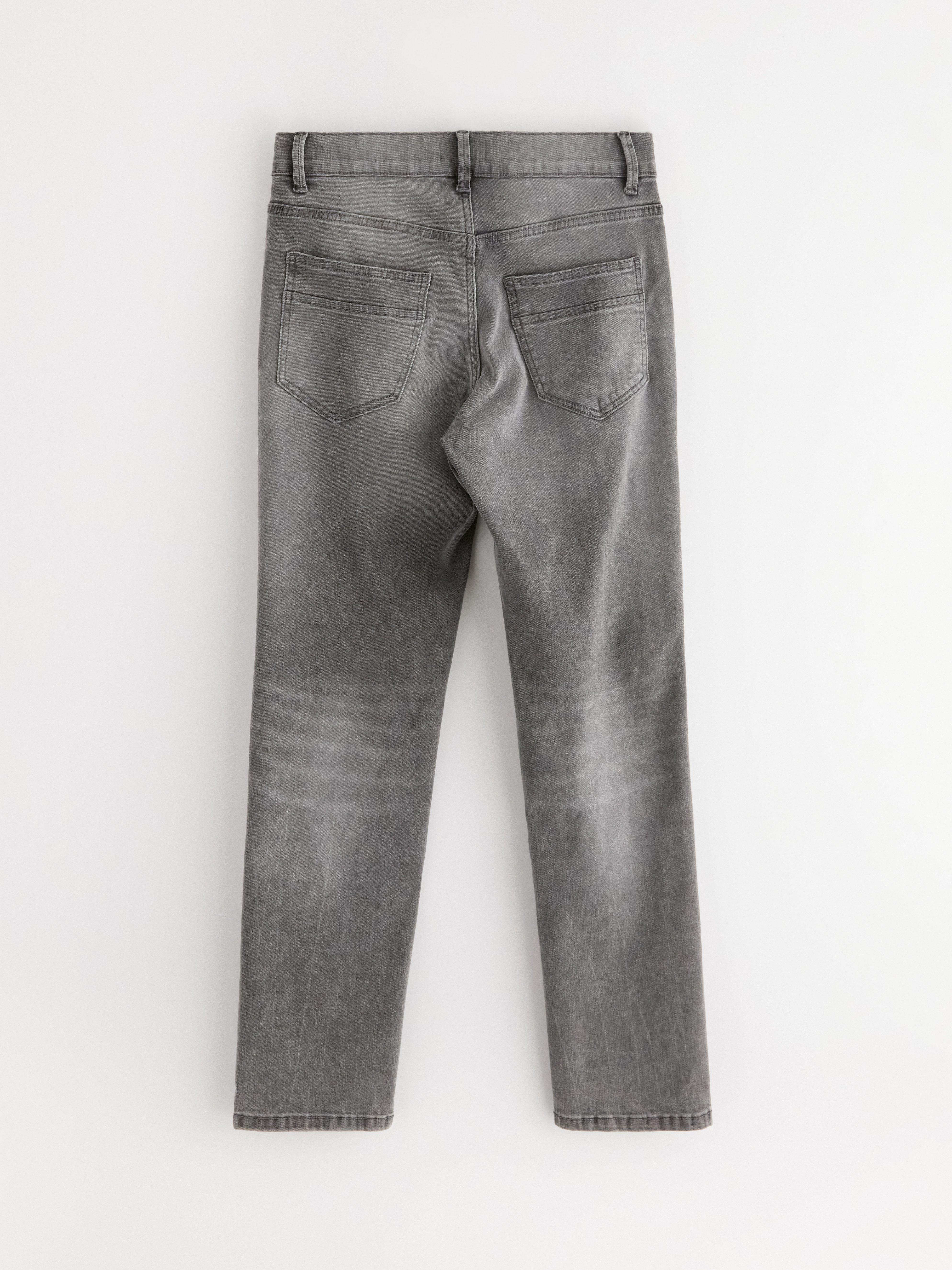 Pantalones vaqueros rectos STAFFAN, de elasticidad media, color gris.