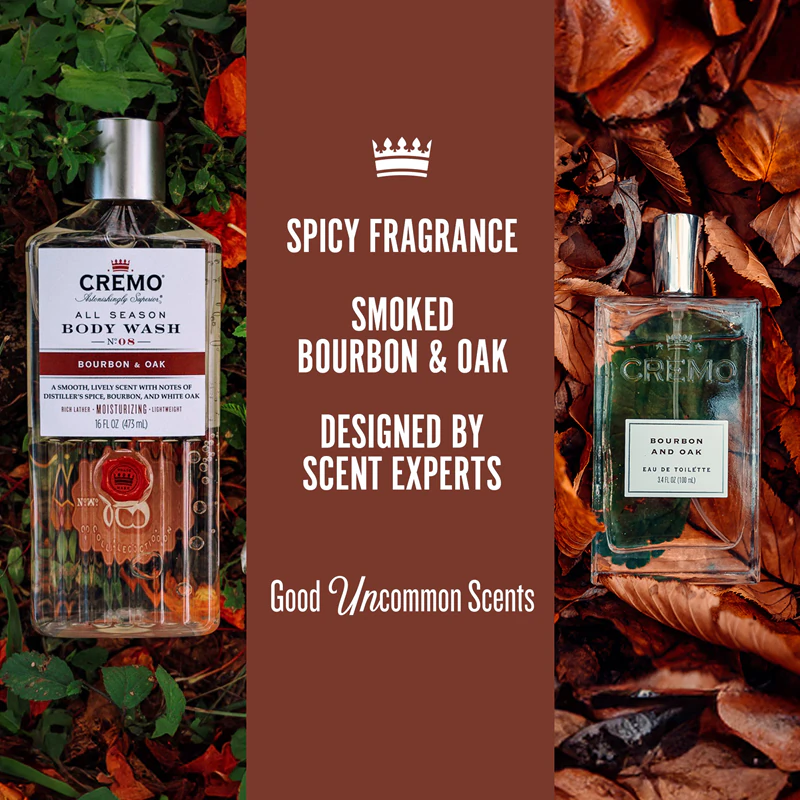 Cremo Set Bourbon und Eiche Geschenkset für Herren