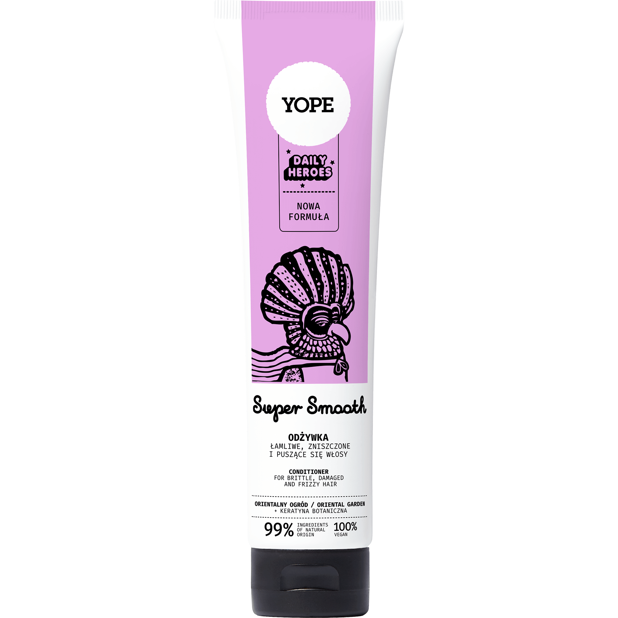 Yope Naturligt Balsam för Torrt och Skadat Hår 170ml Oriental Garden