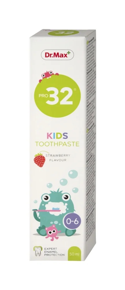 Pasta de dientes DR. MAX Pro32 Kids 50 ml higiene bucal para niños