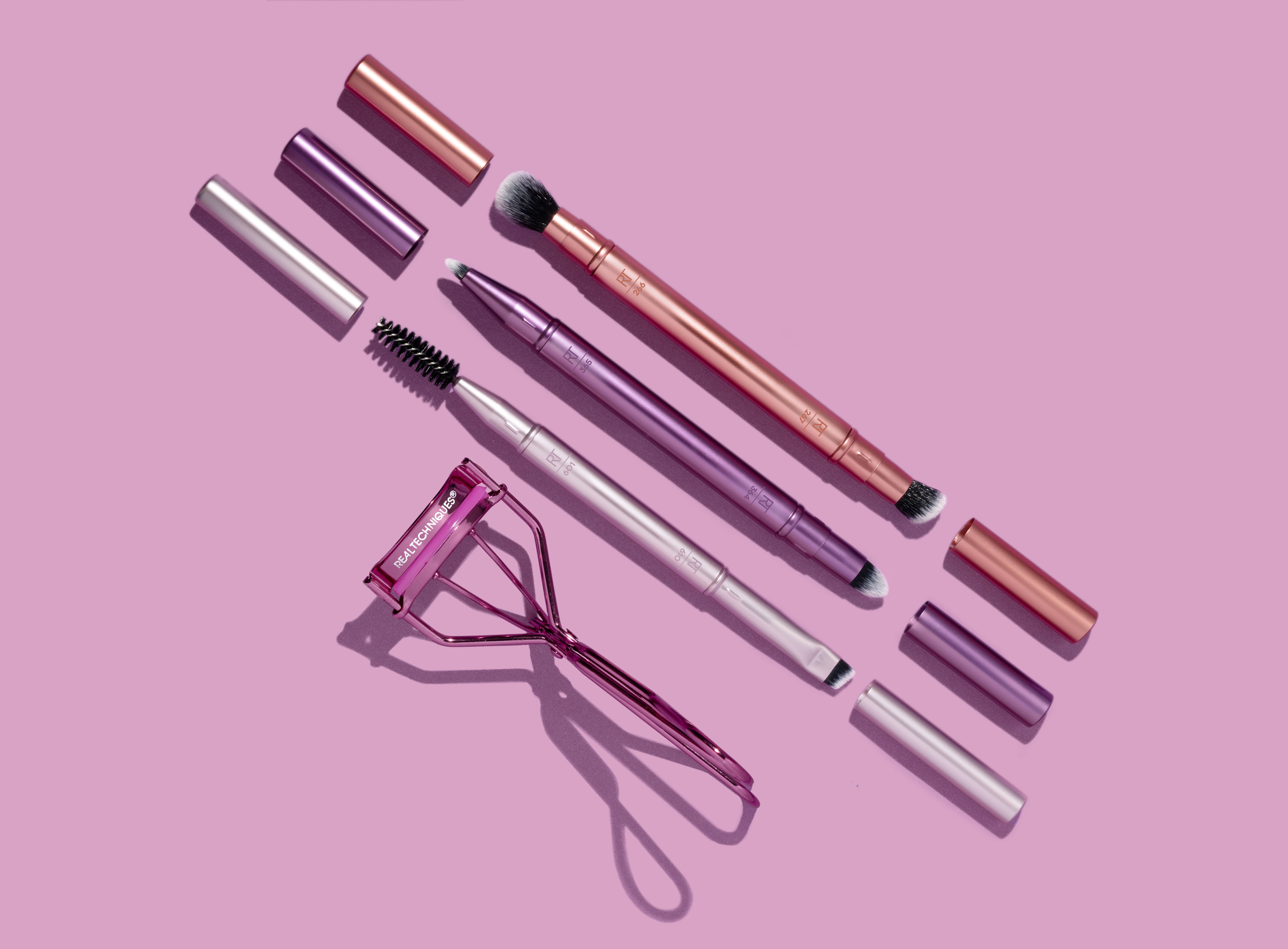 Conjunto de pincéis retráteis Real Techniques Double Time