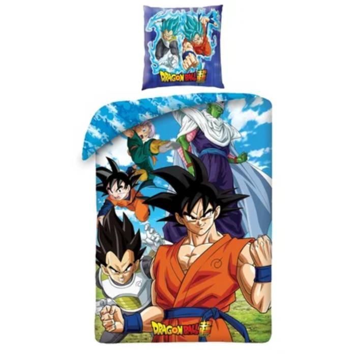 Dragon Ball Z Blue - Children's Bedding Set, Duvet Cover 140x200 cm, one Pillowcase 63x63 cm