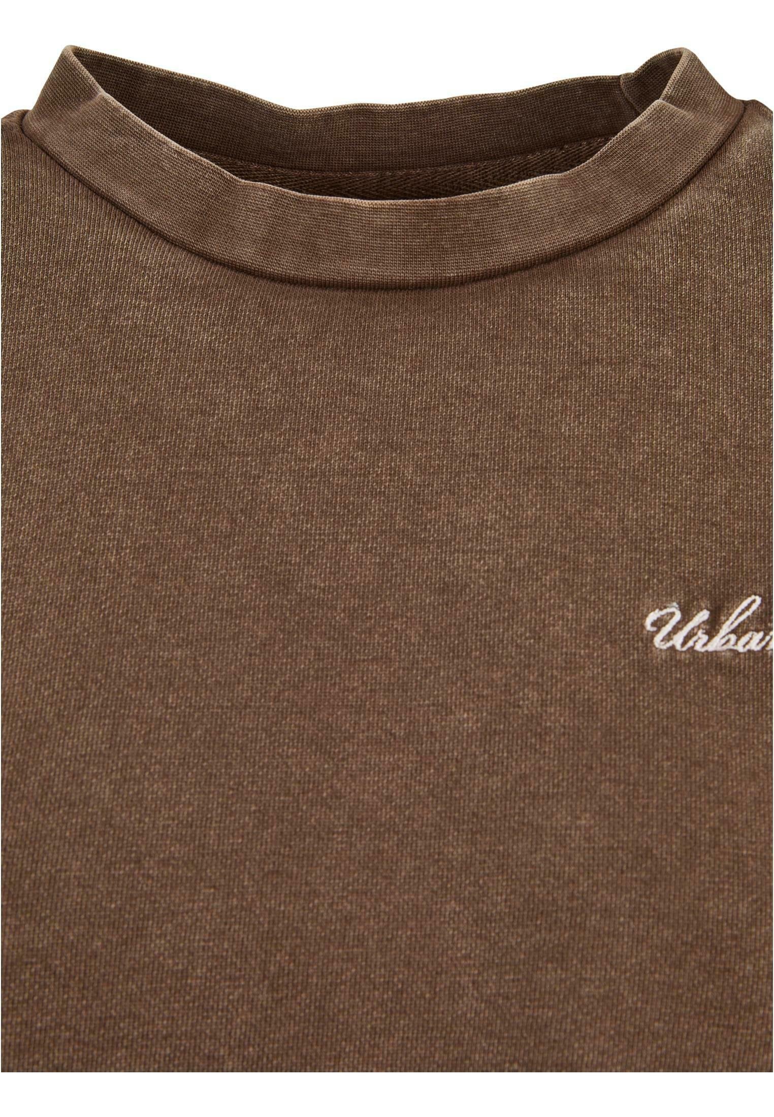 Sweat-shirt Urban Classics CROPPED SMALL - marron