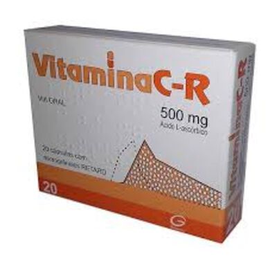 Vitamiini CR -kapselit L-askorbiinihappo 20 kapselia 20 kapselia