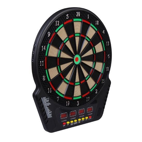 Elektronisch dartbord - HOMCOM - Professioneel, 243 verschillende spellen - Zwart
