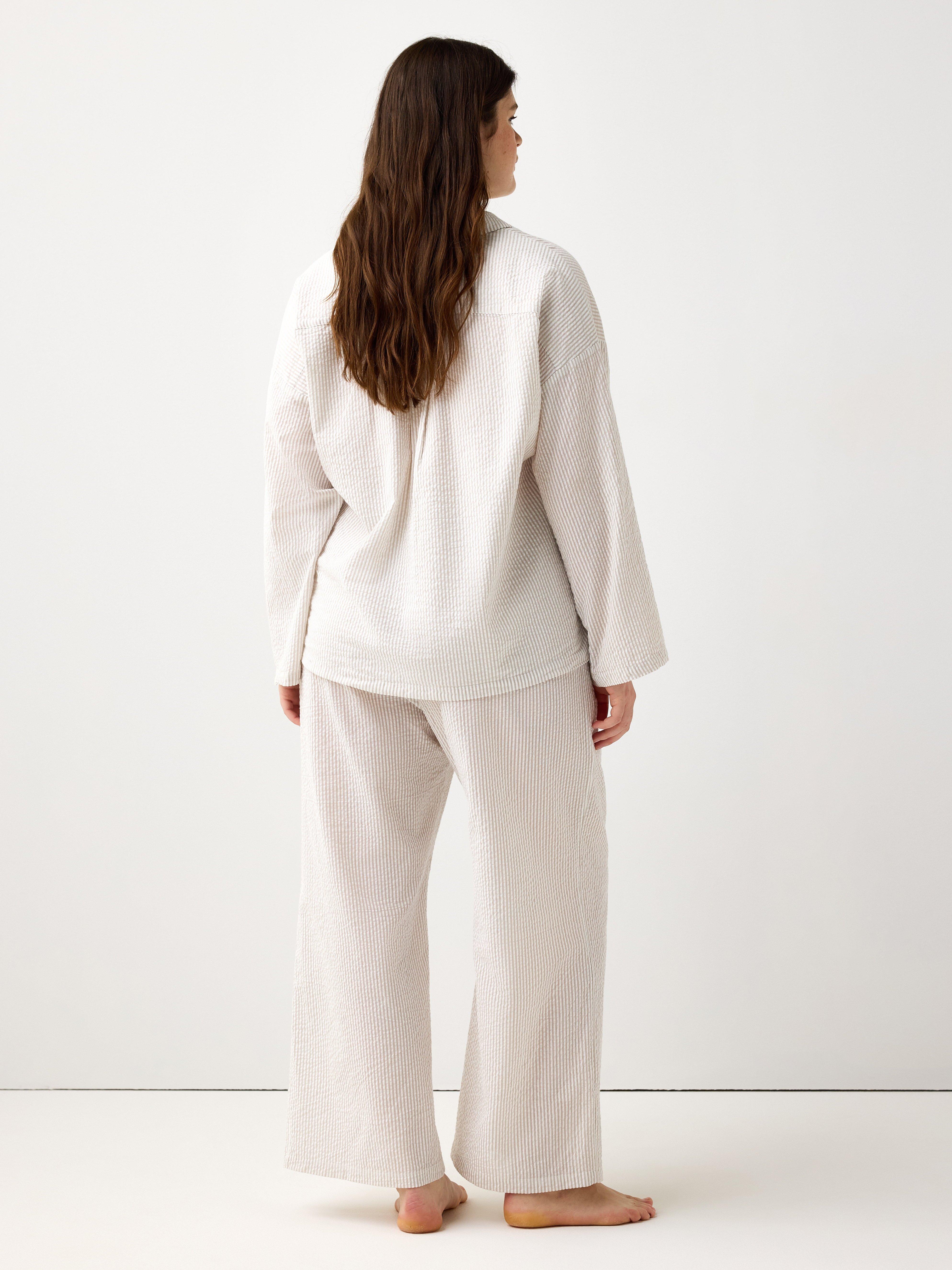 Pantalon de pyjama à motif vagues