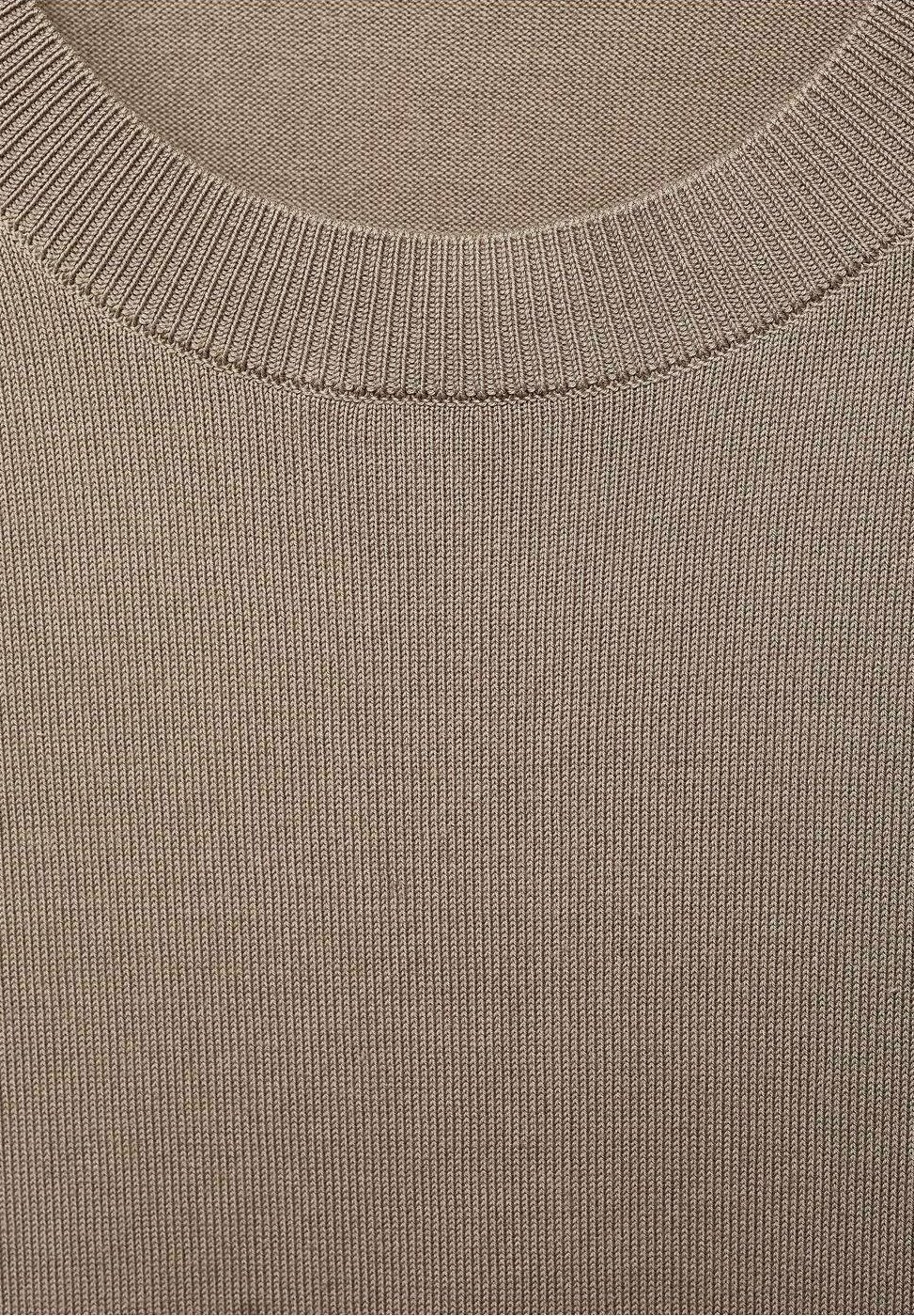 Koszulka Mango Basic - brązowa