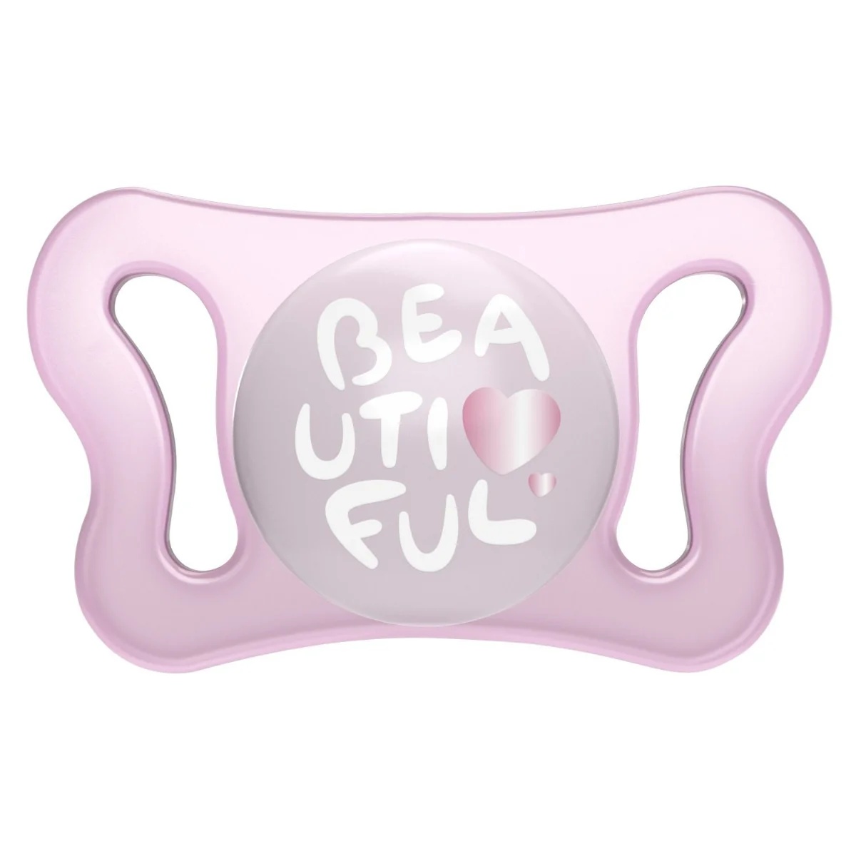 CHICCO Chicco Micro Girl silikoonist lutt 2 tk 0-2 kuud