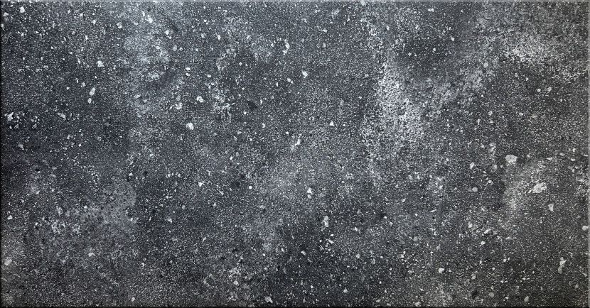 Panel Ścienny Beton Czarny Srebrny Carrara Kasetony 100X50Cm 0,5M2 - 7514Xl