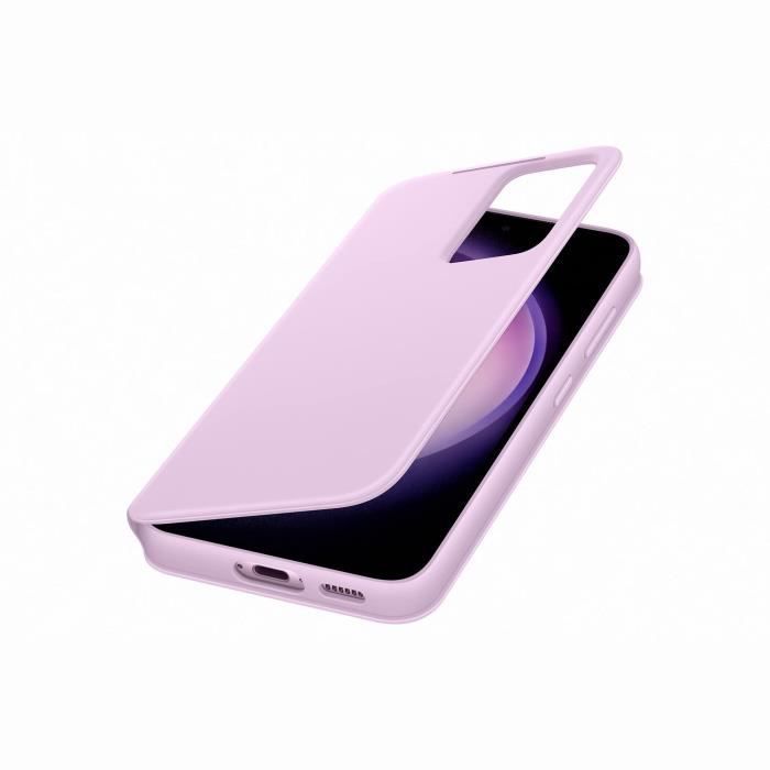 Etui Smart View SAMSUNG porte-carte S23 Lavande