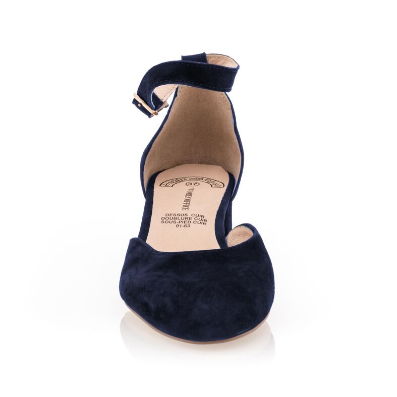 Blaue Damenpumps