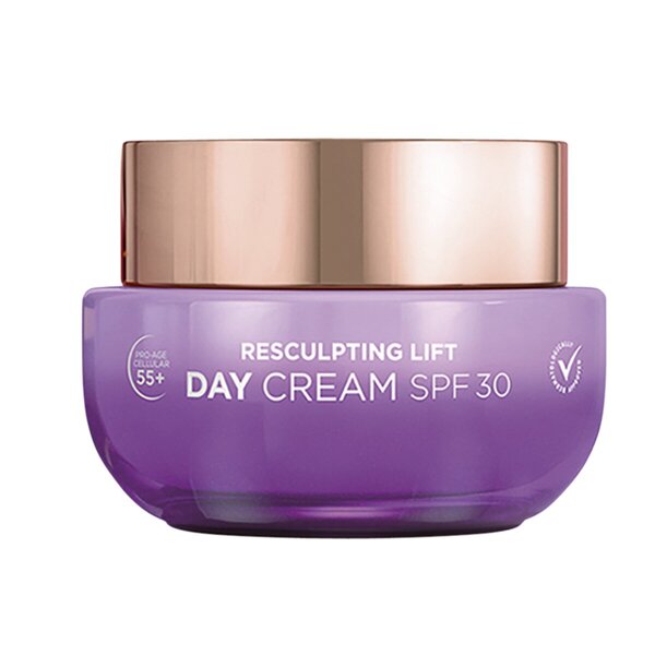 Cremă de zi Kruidvat Skin Science Resculpting Lift 55+ 50ml - Ten matur