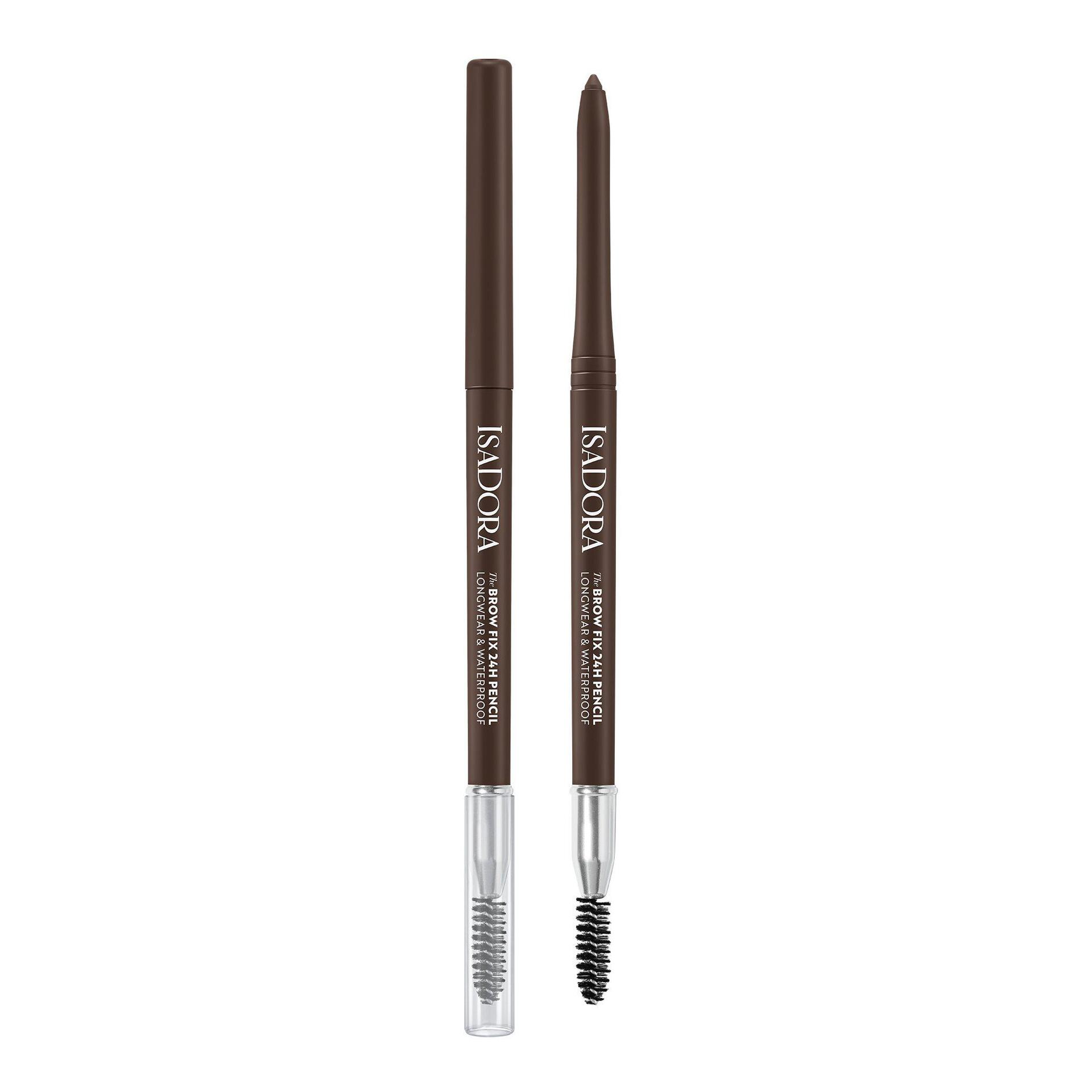 Creion de sprâncene Brow Fix 24H 02 Maro închis - Isadora