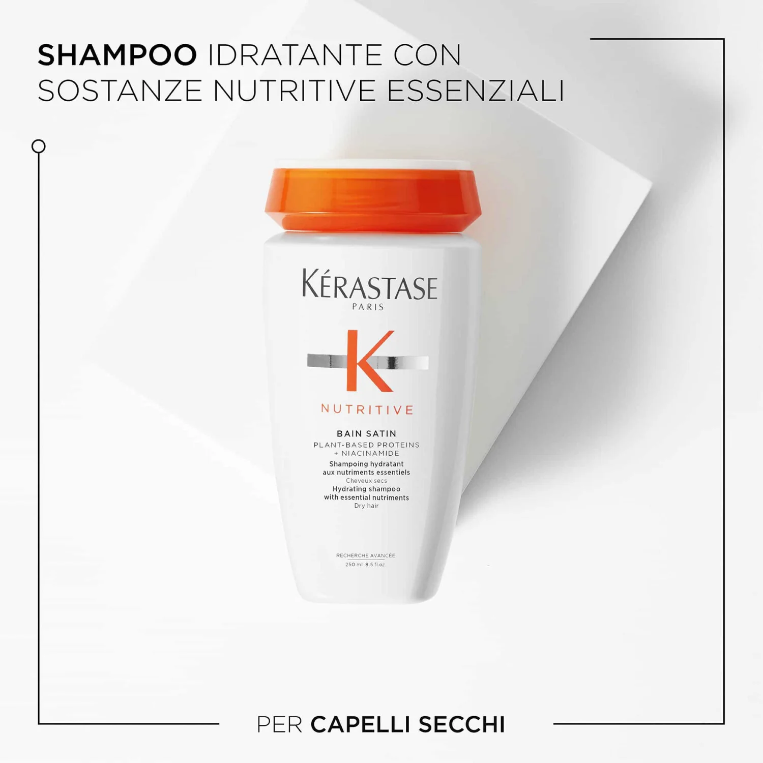 Nutritive Cofanetto Nutritive Holidays 2025 - Cofanetti per Capelli, Shampoo Nutriente, Balsamo Nutriente Capelli, Spray Termo Protettivo