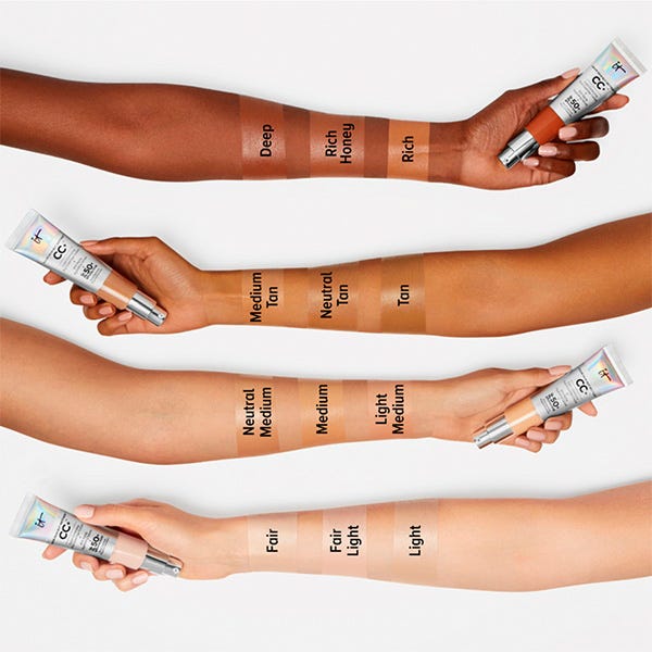 Cc+ Creme Fulddækkende Foundation Med SPF 50+