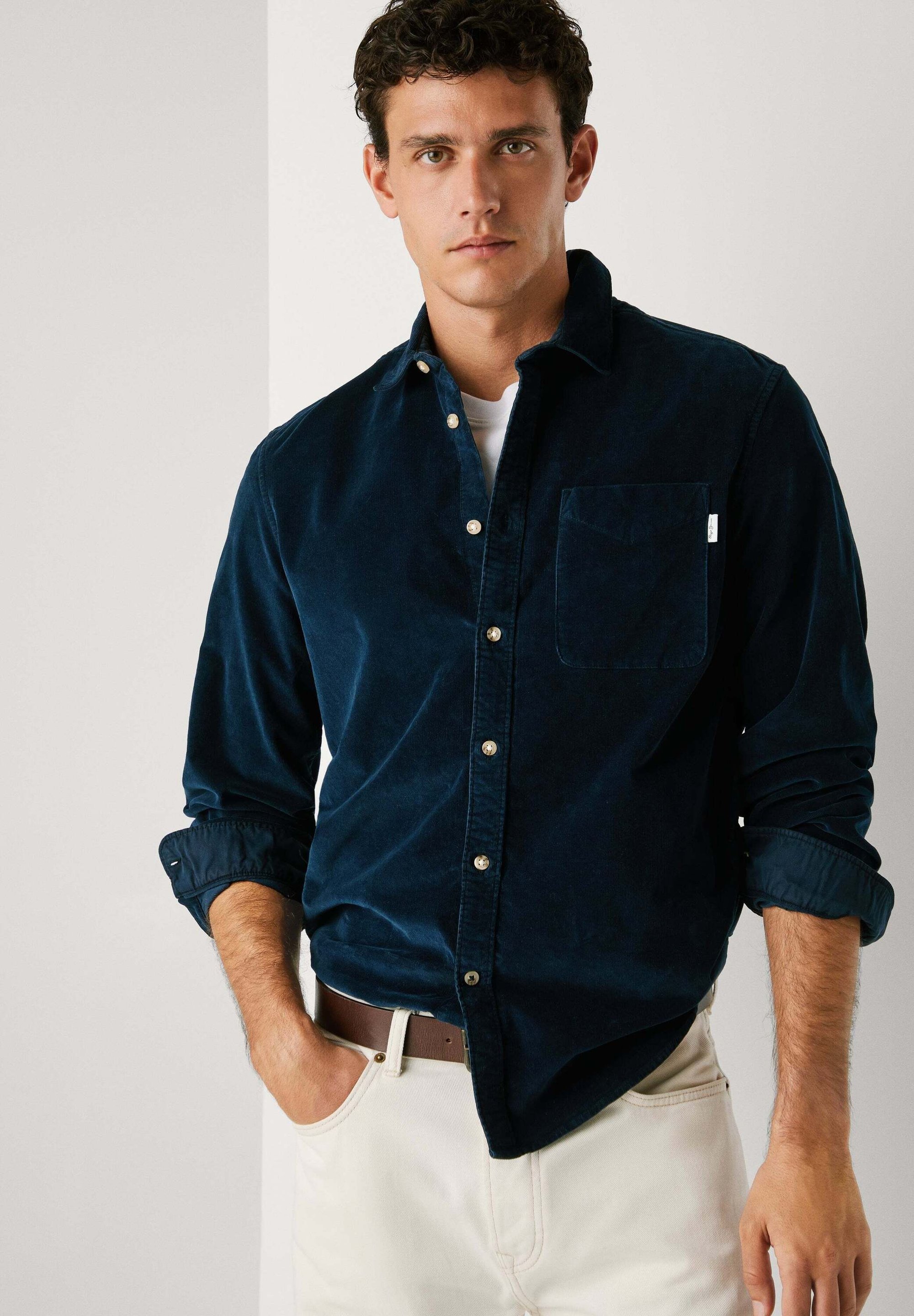 CLAYTON - Skjorte - dark bluePepe Jeans