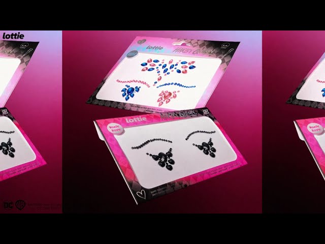 Lottie London x Harley Quinn Pouts & Pigtails Gezichts- & Lichaamsjuwelen