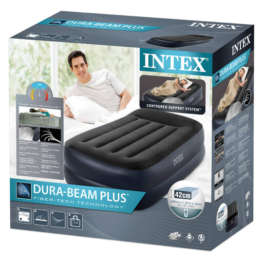  Colchão inflável Intex Dura-beam Plus Pillow Rest - 99x191x42 cm