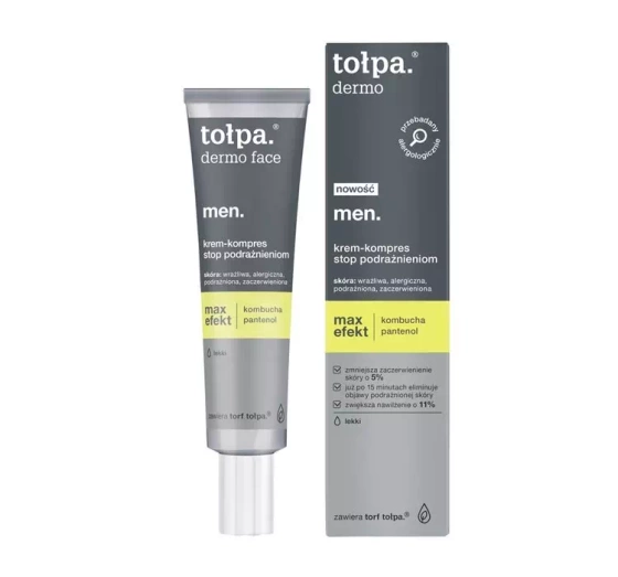 Tołpa Dermo Face Men Max Efekt krem-kompres Stop Podrażnieniom 40ml