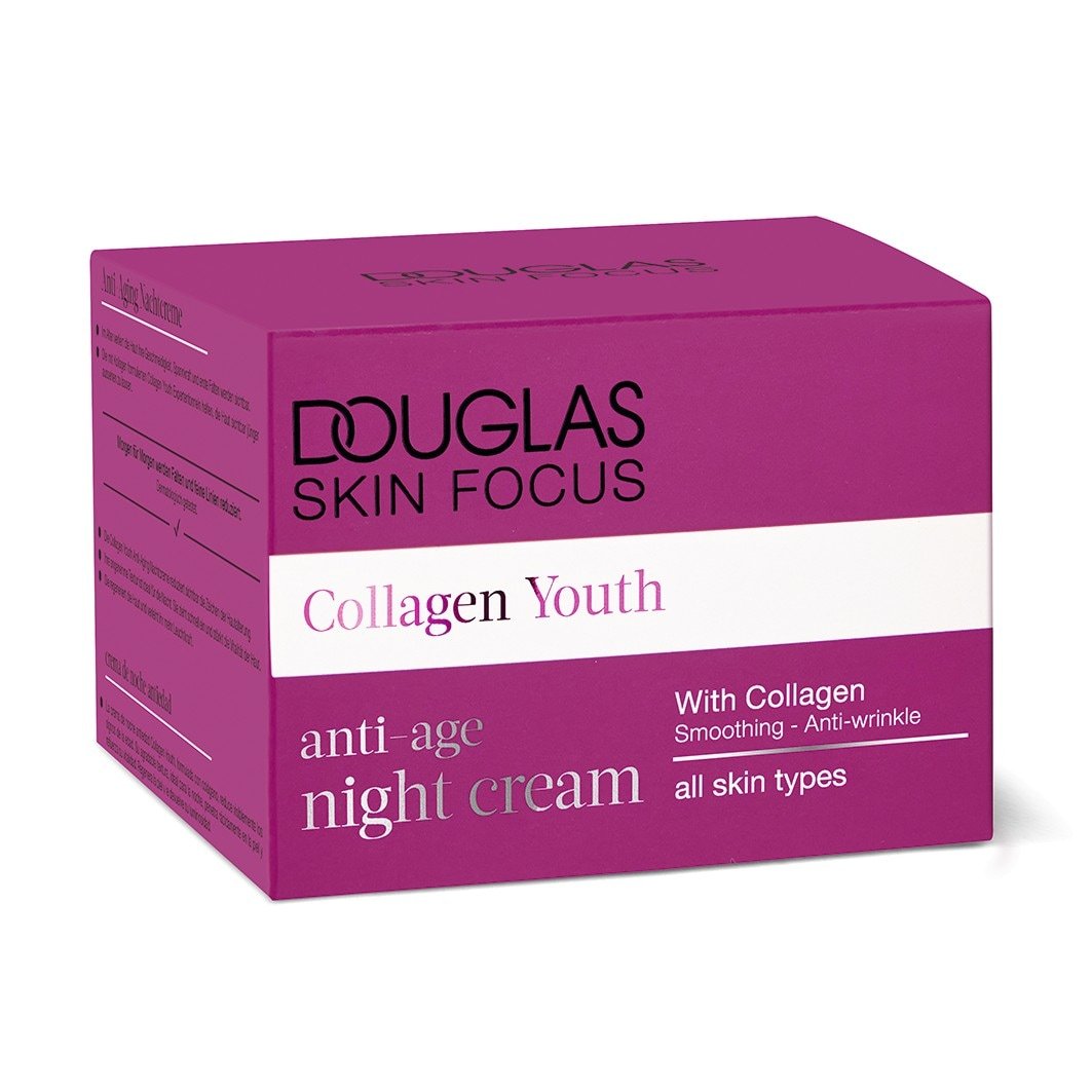 Douglas Collection Skin Focus Collagen Youth Anti-Age naktskrēms - 50 ml