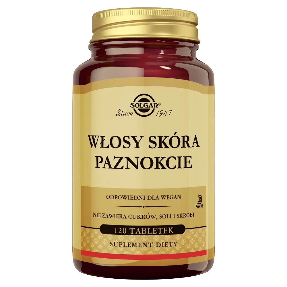 Solgar Włosy Skóra Paznokcie Tabletki