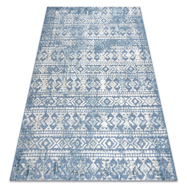 Dywan Strukturalny SOLE D3732 Aztecki, romby 80x150 cm