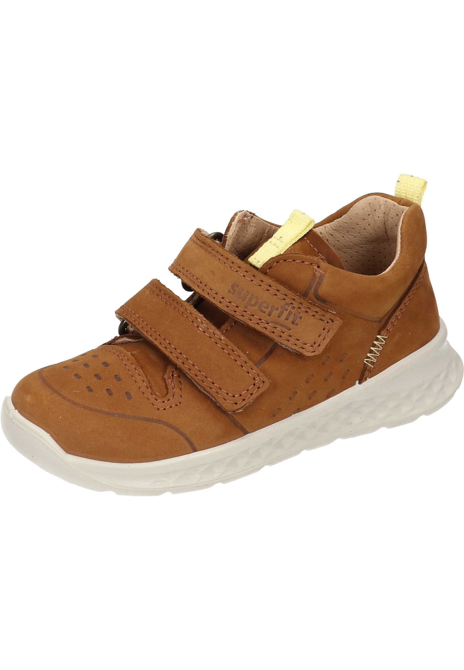 Superfit BREEZE - Scarpe da ginnastica - marrone/giallo