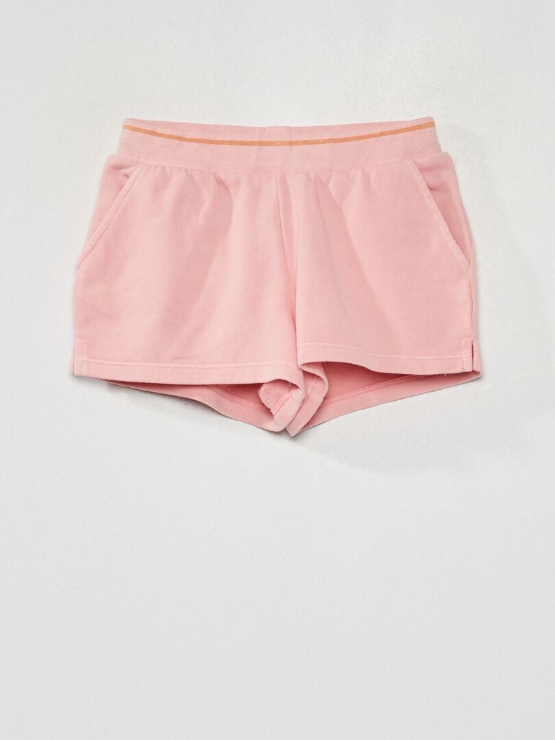 Fleece shorts - ROZE
