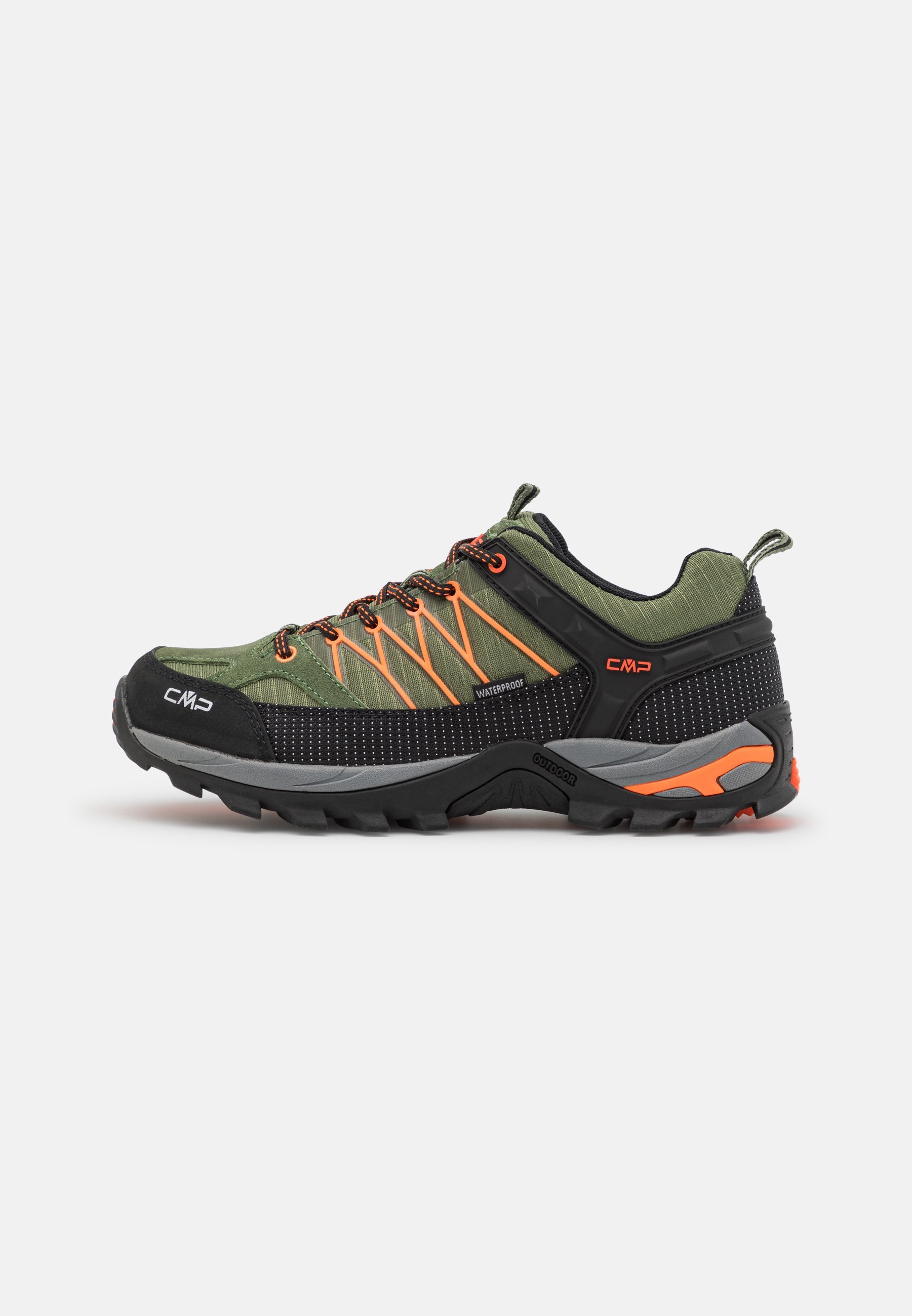 Chaussures de randonnée basses CMP RIGEL WP - Torba/orange fluo
