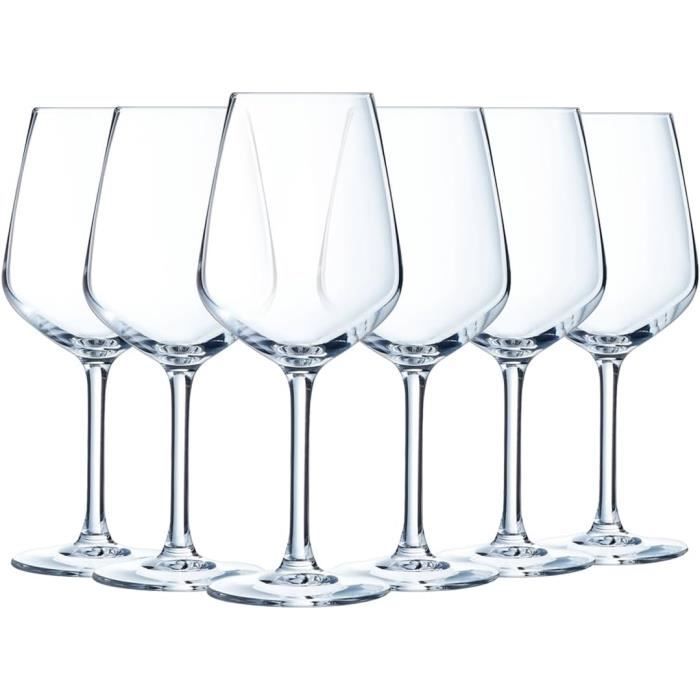 Wijnglazen - LUMINARC - Vinetis - Set van 6 - 40 cl - Ultrahelder glas