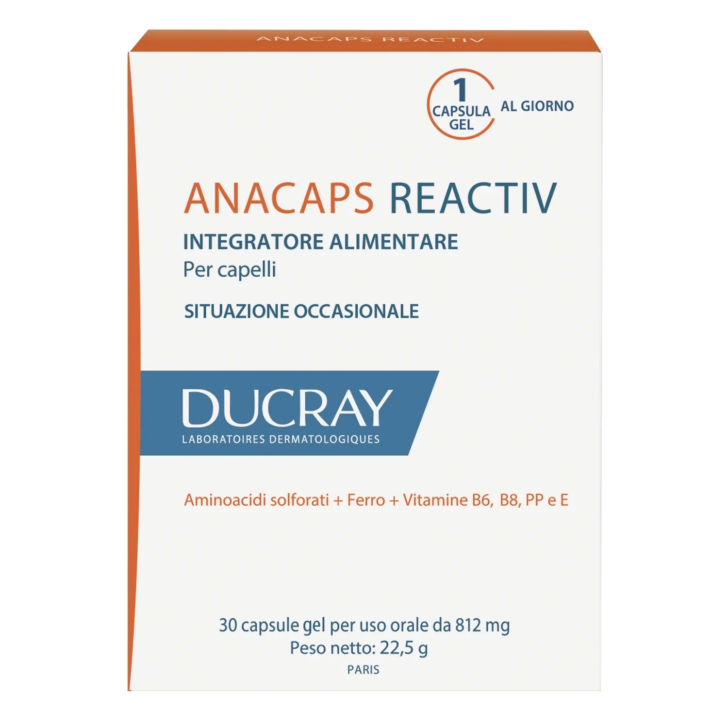 Anticaduta Anacaps - reactiv - Integratore Unghie e Capelli