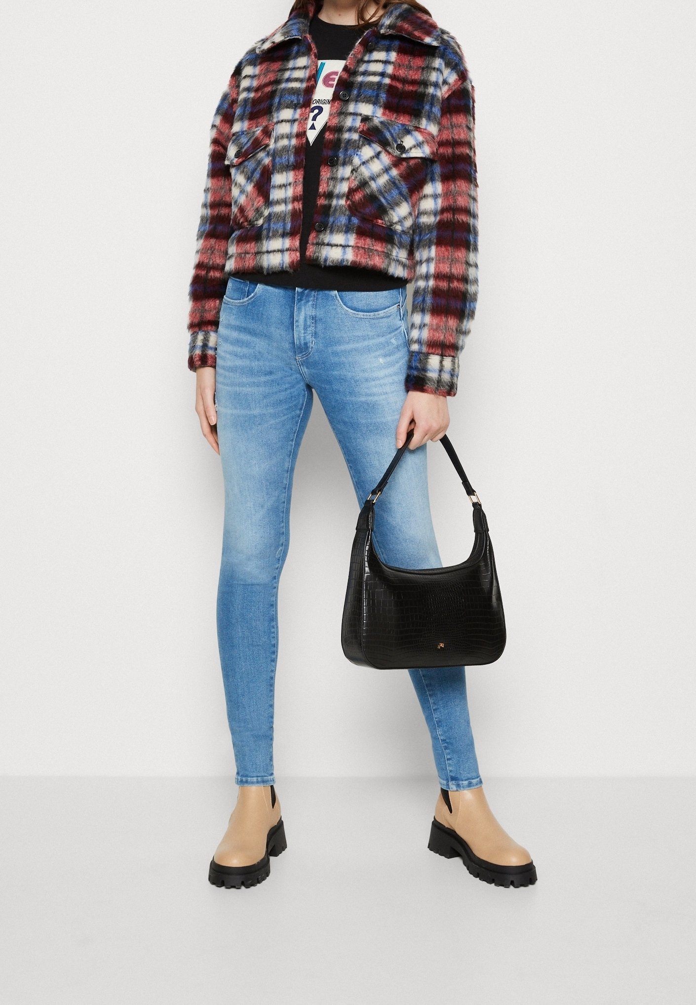 Veste légère Guess Originals - rouge