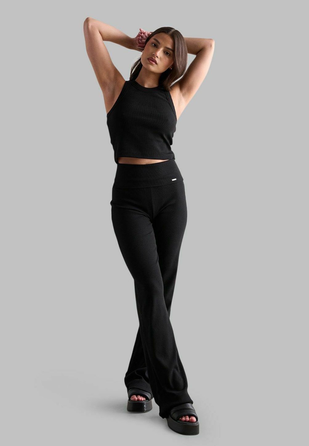 aim'n® EASE RIBBED - Broek - zwart
