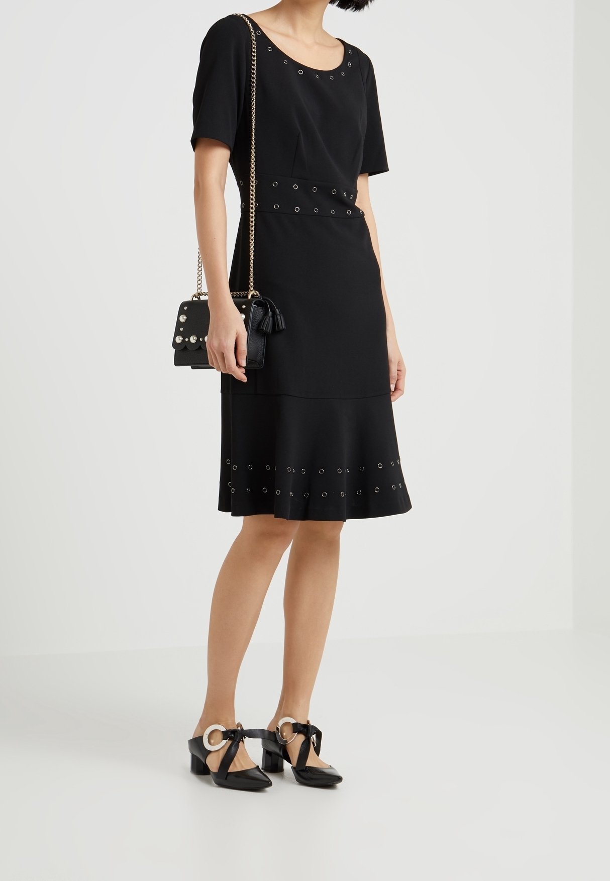 Vestido DKNY Jersey - preto