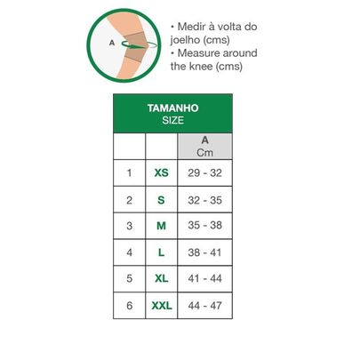 Peeth Elastinen polvituki Koko 4 1 kpl 1 kpl