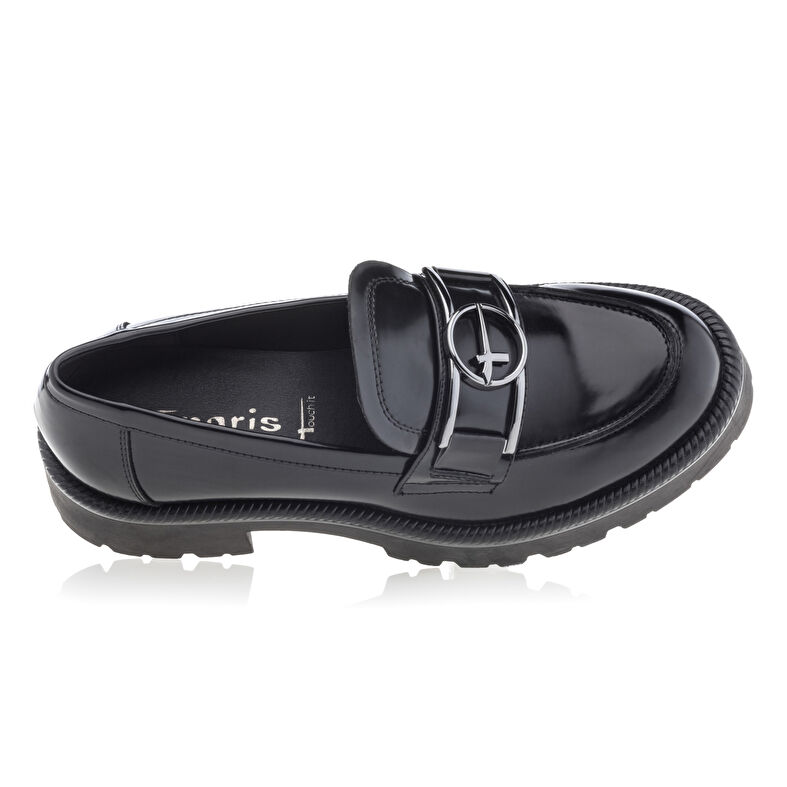Svarte loafers/båtsko til dame