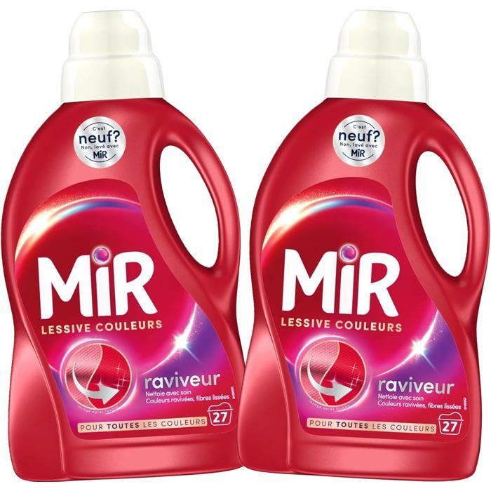 Mir - Pack of 2 liquid laundry detergents - Color