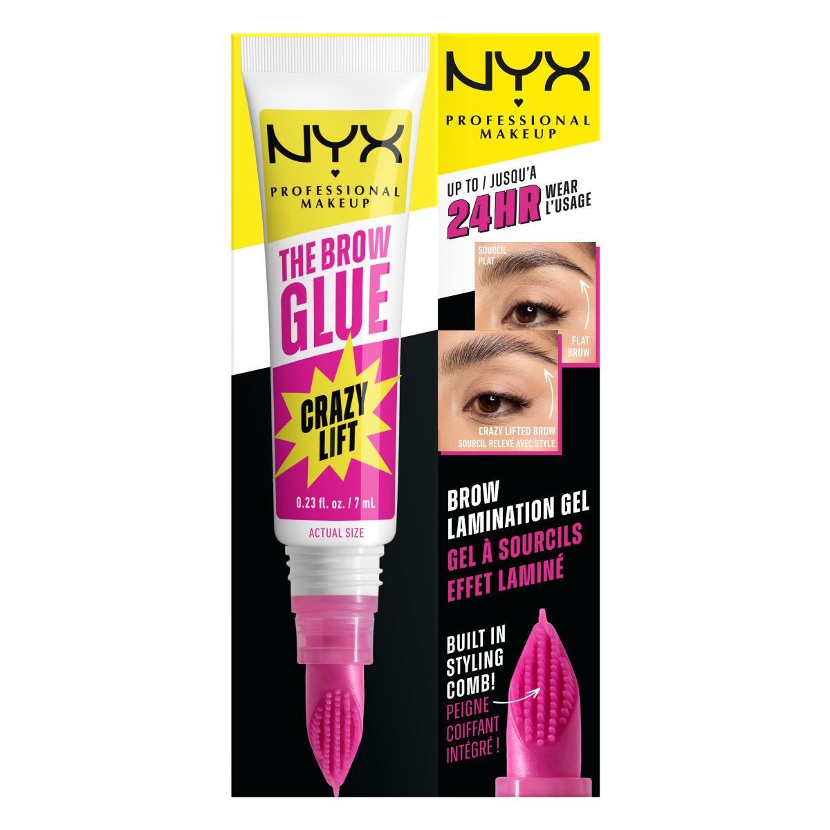 NYX Professional Makeup The Brow Glue Crazy Lift