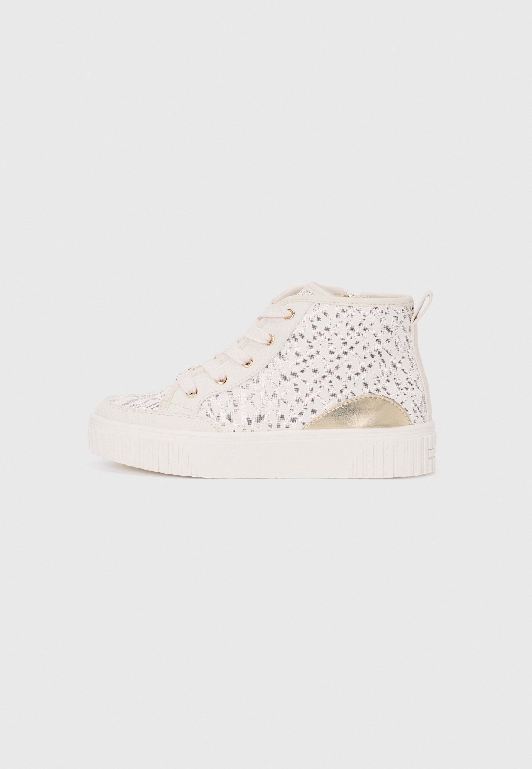 Michael Kors Kids SHEA SPLIT - Hoge sneakers - vanille