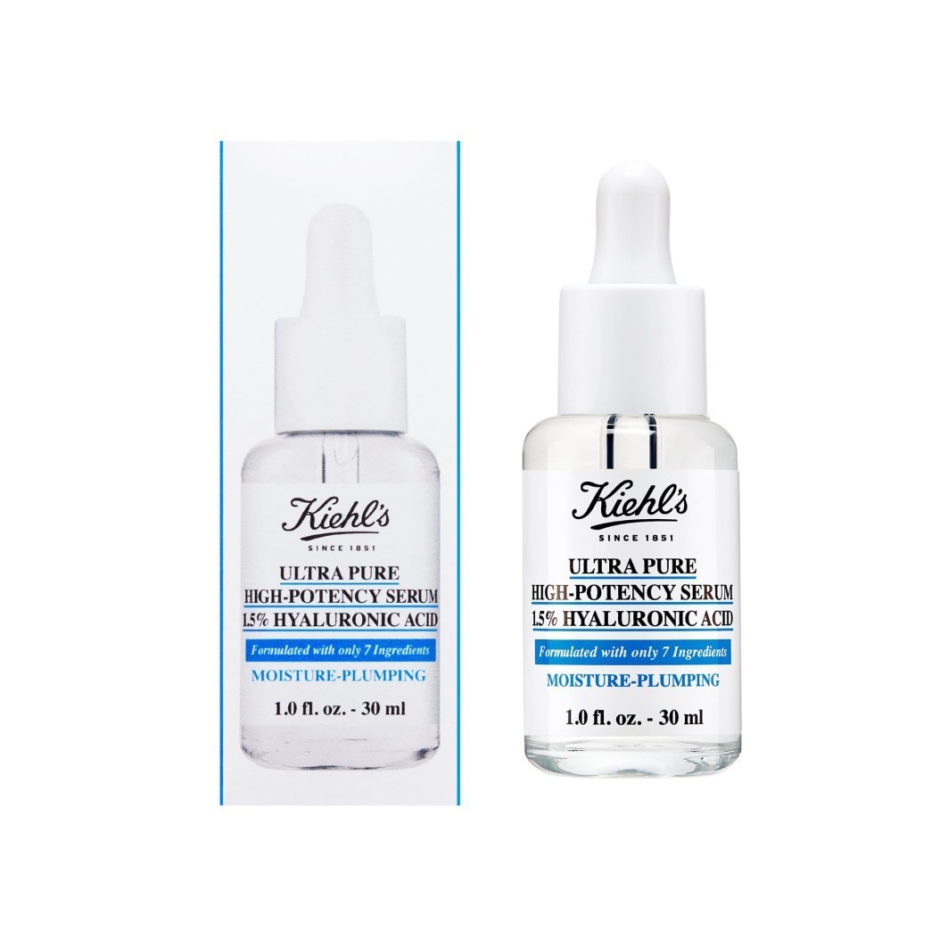 Kiehl's hialurono rūgšties serumas „Pure Serum“ itin grynas didelio stiprumo serumas su 1,5 % hialurono rūgštimi – 30 ml
