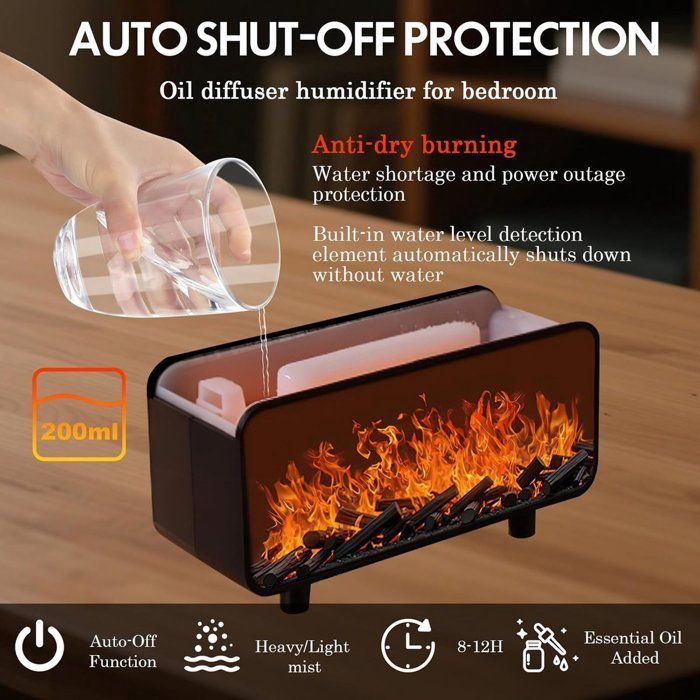 Humidificateur 3-en-1 Maison de Neige-Humidificateur d'aromathérapie-Humidificateur de chambre-Diffuseur de parfum automatique