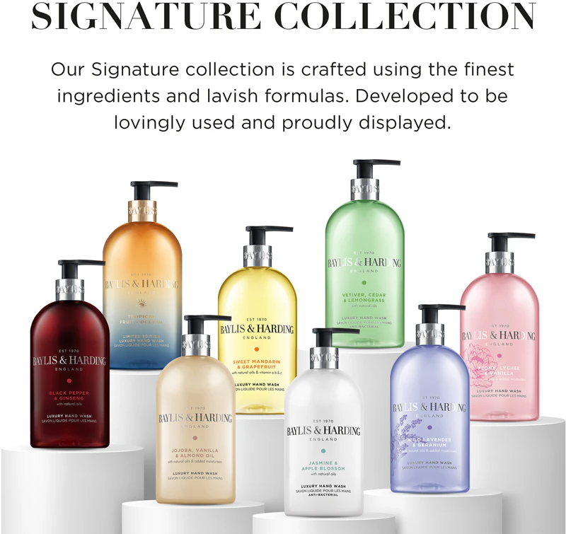 Baylis & Harding Vetiver, Zeder & Zitronengras Antibakterielle Flüssigseife für die Hände