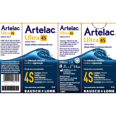 Artelac Ultra 4S silmätipat kuiville silmille 10 ml